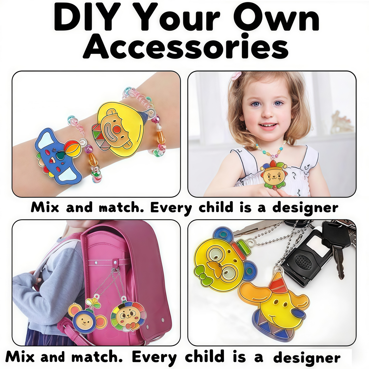 No-Bake Gel Painting Kit for Kids – DIY Creative Color Art Toy with Keychain Accessories, Preschool Handcraft Activity Set for Boys & Girls Ages 3+